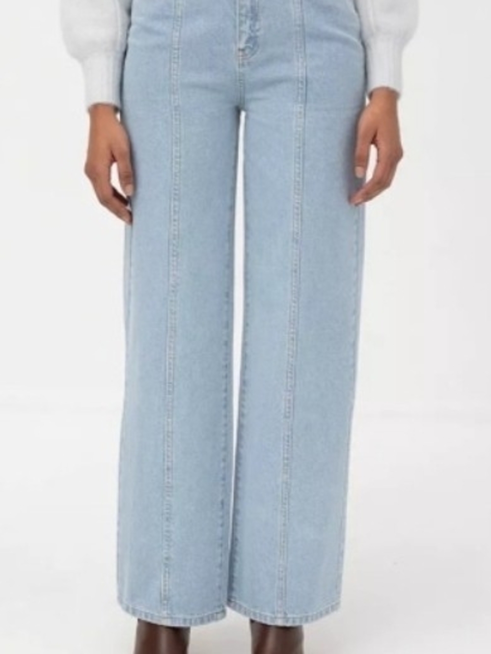 Mus & Bombon Valby Tejano Jeans with Seam Paneling